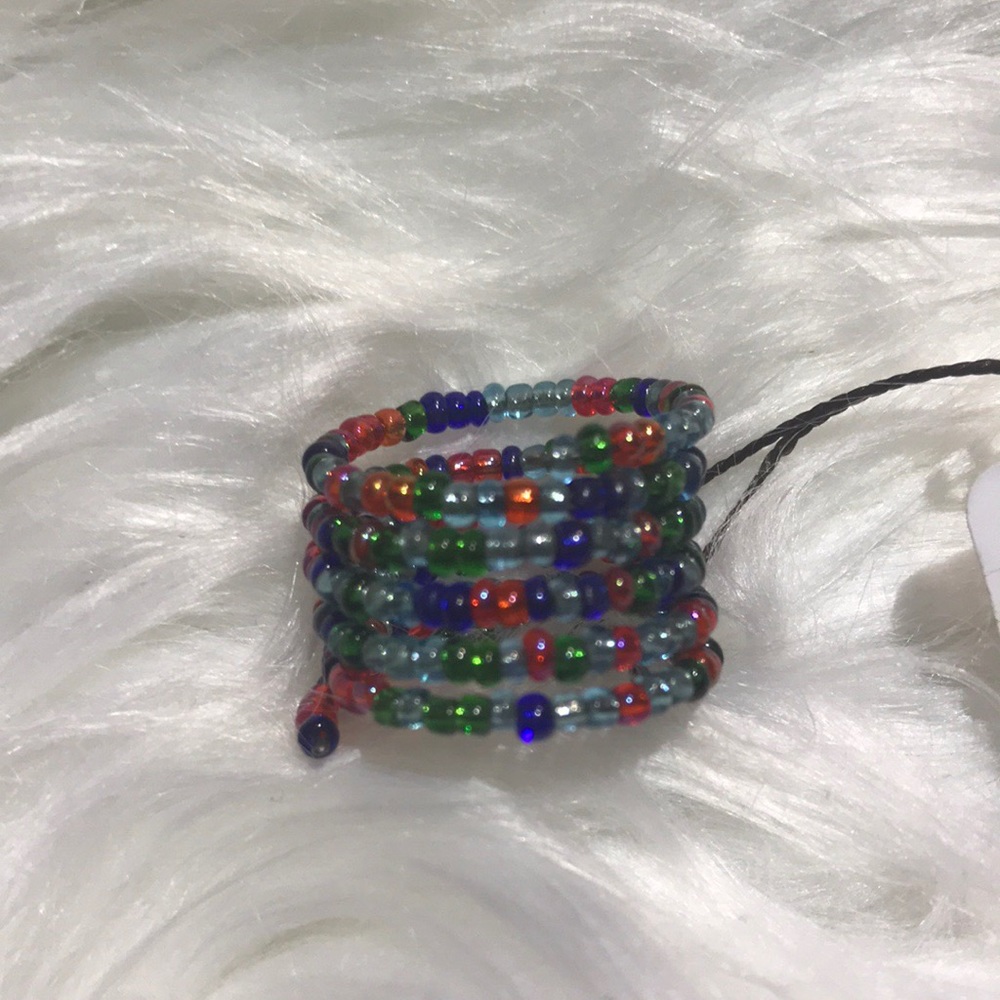 Sofia Adjustable Finger Beads Multicolored